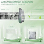 Activated Charcoal Odor Absorber, Large 500g w Hooks Nature Odor Remover - Image 5