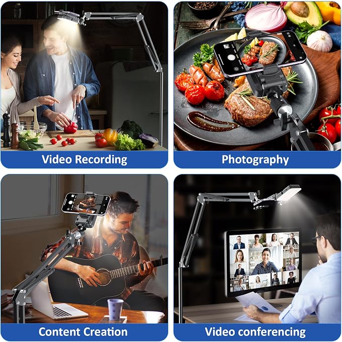 Overhead Phone Tripod for Cooking Videos - Image 8