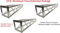 3x 5ft Lighting Square Aluminum Bolted Truss 15' span Stand Universal DJ 5' NEW by Cedarslink