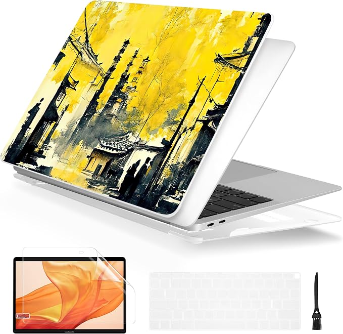 Batianda Design Case for M1 MacBook Air 13 Inch Model A2337 A2179 A1932 2021 by Batianda