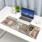 Tokyo Street Anime Kawaii Large Gaming Mousepad XXL Beige Cute Desktop Laptop - Image 6