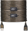 LDKCOK USB 2.0 Type A Male to A Female Active Repeater Extension Cable 75ft by LDKCOK