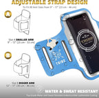 TRIBE Running Phone Holder Armband. iPhone & Galaxy Cell Phone Sports Arm Bands - Image 5