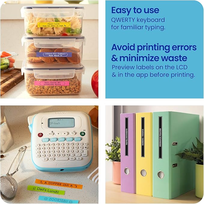 Brother P-Touch PT-N25BT Personal Connected Label Maker, Design&Print2 app - Image 8