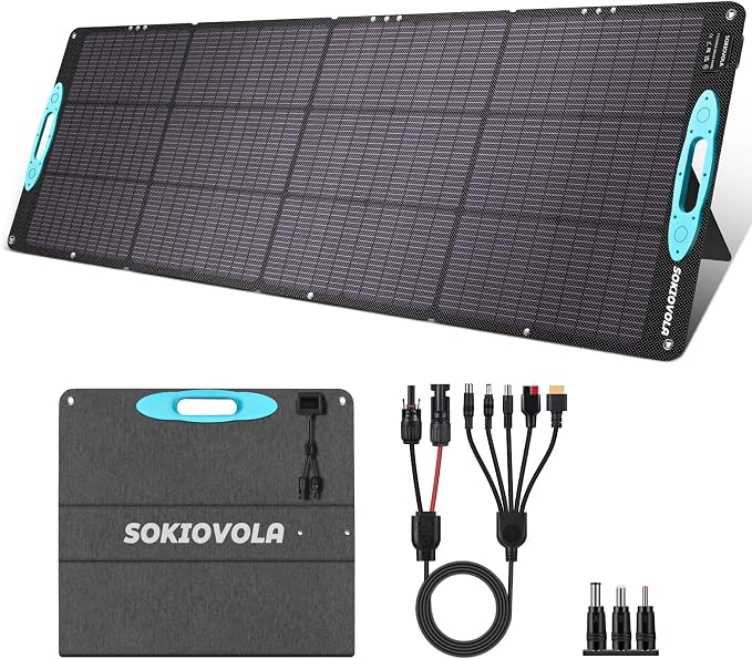 N-Type 16BB 200W Portable Solar Panels by SOKIOVOLA