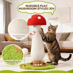 Cat Scratching Post for Indoor Cats, Cat Toys Scratcher Sisal Cat Scratch Posts - Image 2