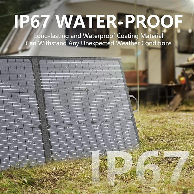 Solar Charger 110W Portable Solar Panel, IP67 Waterproof Foldable Solar Panel - Image 5