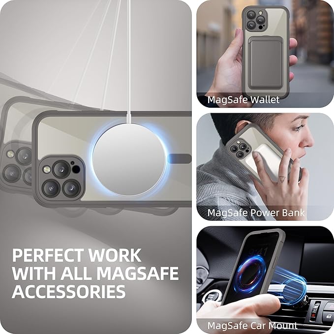 BERFY Magnetic for iPhone 13 Pro Max Case, Compatible - Image 6