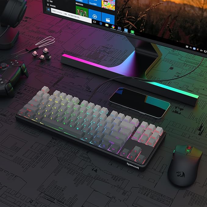 Redragon K707 HE Rapid Trigger Gaming Keyboard, 87 Keys TKL Wired Mechanical - Image 8
