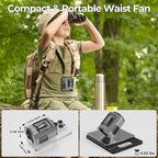 COMLIFE Portable Mini Waist Fan - Image 6