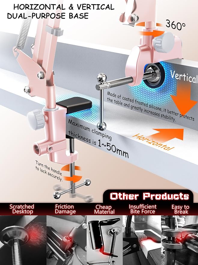 Foldable Tablet Stand, Tablet Mount Adjustable - Image 4
