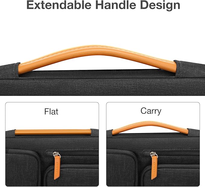 MOSISO 360 Protective Laptop Case 13.3 inch, 13-13.3 inch Laptop Sleeve - Image 5