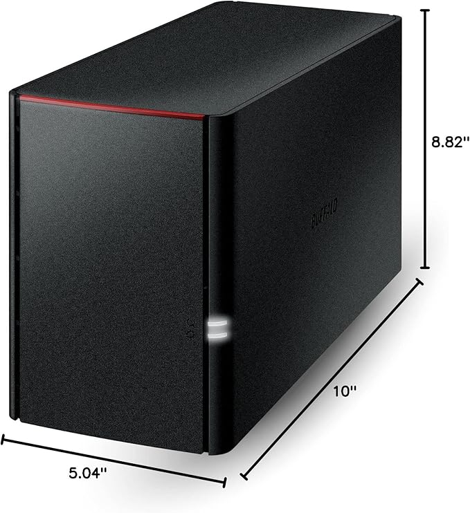 BUFFALO LinkStation 220 8TB 2-Bay NAS Network Attached Storage - Image 10