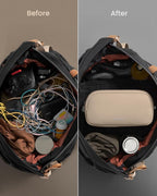 tomtoc Electronics Organizer Travel Case, Water Resistant Travel Bag Cable - Image 4