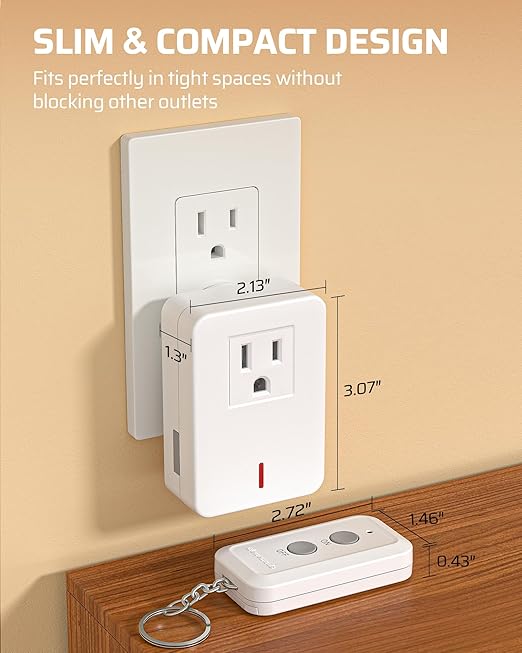 DEWENWILS Indoor Remote Control Outlet, Expandable Remote Light Switch Kit - Image 5