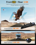 WOLFBOX G900 PRO Mirror Dash Cam - Image 2