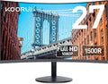 KOORUI 27 Inch Curved Monitor FHD 1080P Display, 75Hz PC Screen, Computer by KOORUI