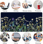 Weeds Flowers Large Mouse Pad, Gaming Keyboard Desk Pad, Extended Mouse Mat - Image 7