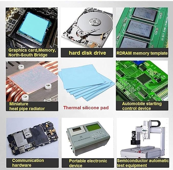 Highly Efficient 12 W/mK Thermal Pad, Heat & Temperature Resistant Silicone - Image 7