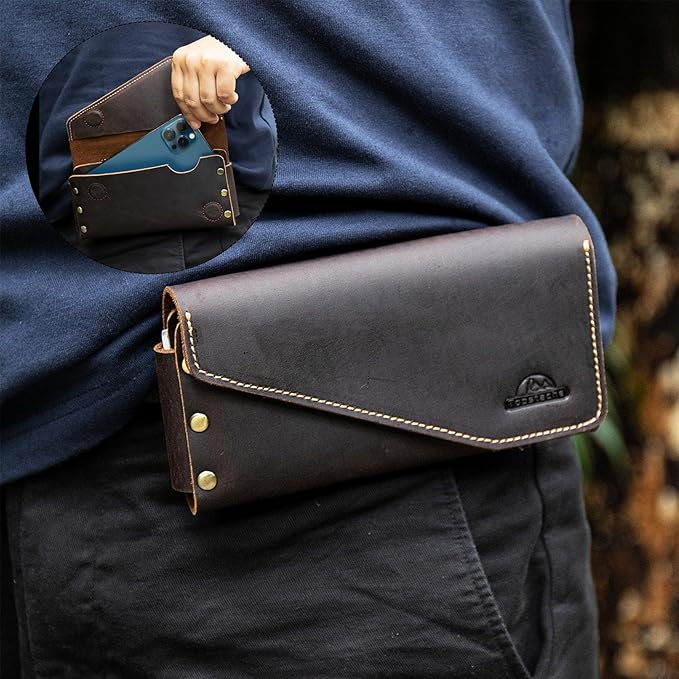 Topstache Leather Phone Holster - Image 3