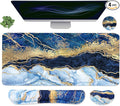 Ergonomic Large Mouse Pad and Keyboard Wrist Rest, Desk Pad by Youarenoble