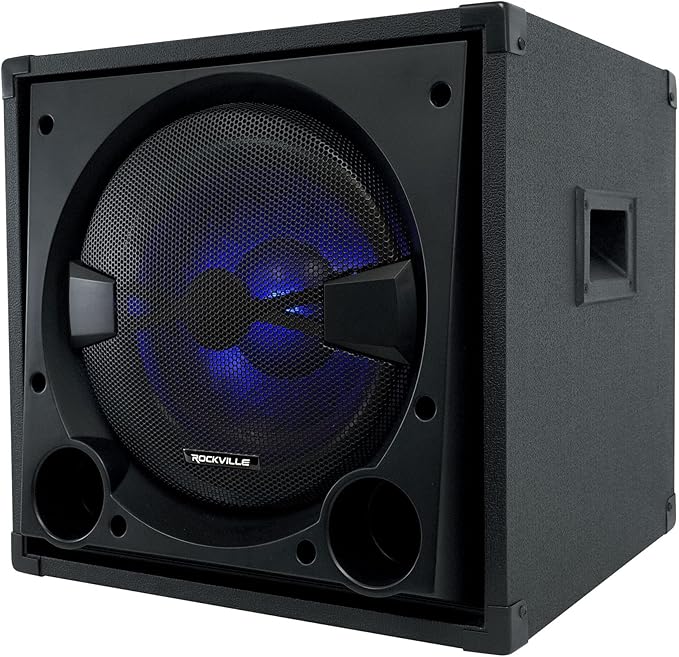 Rockville BASS Blaster 12 800W Powered Home Audio Subwoofer, Adjustable - Image 4