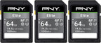 PNY 32GB & 64GB Elite Class 10 U1 V10 SDHC & SDXC Flash Memory Card Bundle - Image 5