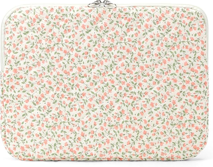 Puffy Laptop Sleeve 13-15.6 Inch Cute Quilted Laptop Protective Case Padded by BBIQI