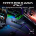 Razer Thunderbolt 5 Dock Chroma: 10 Ports w/M.2 Storage Slot - Image 4