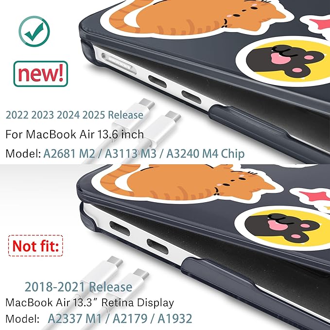 May Chen for MacBook Air 13.6 Inch Case 2025/2024/2023/2022 Release – Hard - Image 3
