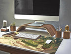 Green Gardener Desk Mat Anime Forest XL Gaming Mouse Pad Plant Lover Desk Pad - Image 6