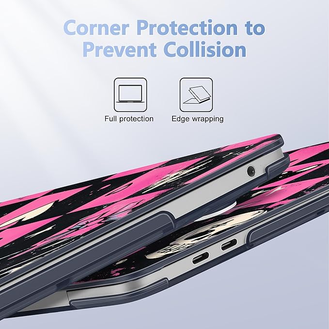 Case for MacBook Pro 13 inch with/Without Touch Bar, Hard Shell + Keyboard - Image 3