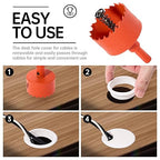 Desk Grommet 2 inch 12 Pcs, Desk Hole Grommet, Cable Grommet, Desk Hole Cover - Image 3