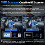XTOOL D9S Automotive Diagnostic Tool, Wireless OBD2 Scanner - Image 3