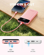 Charmast Portable Charger with Built in Cables, Power Bank with Cords Wires - Image 8
