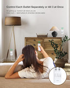 Remote Control Outlet, 200FT Long Range Wireless Light Switch, Mini Electrical - Image 3