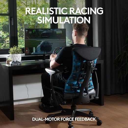 Logitech G29 Driving Force Racing Wheel and Floor Pedals, Real Force Feedback - Image 2