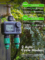 Insoma 2-Zone Sprinkler Timer, Programmable Garden Hose Timer - Image 4