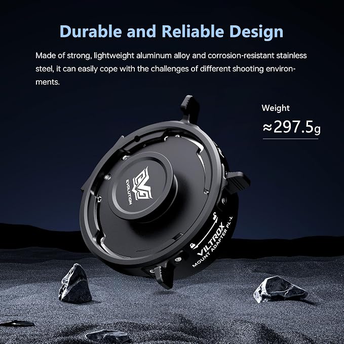 VILTROX PL-L Lens Adapter, Lens Converter Ring Camera Lens Mount Adapter Ring - Image 6