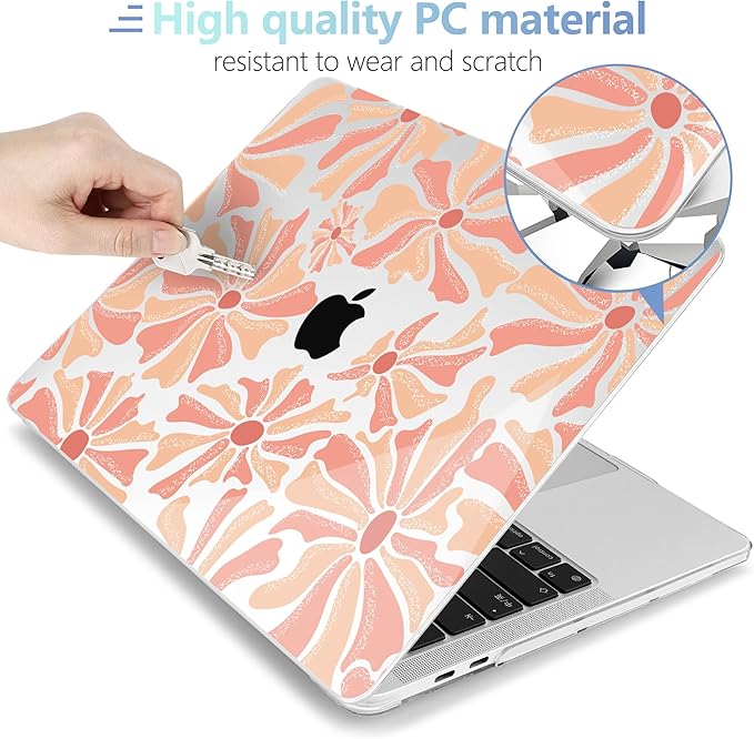 MEEgoodo Case for MacBook Pro 13 inch Case 2022 2021 2020 New A2338 M2/M1 A2251 - Image 3