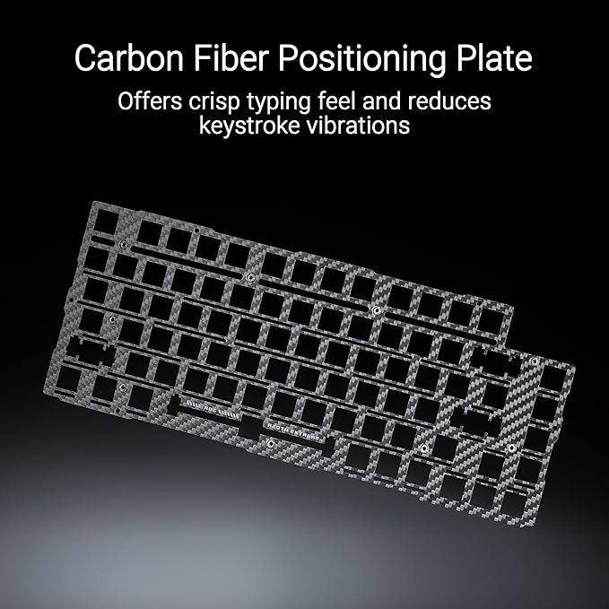 ROG Azoth Extreme 75 Custom Gaming Keyboard, Aluminum Chassis, Carbon Fiber - Image 3