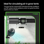 VIVOSUN AeroWave A6 6-Inch Clip-on Fan, Patented Portable Indoor Fan - Image 2