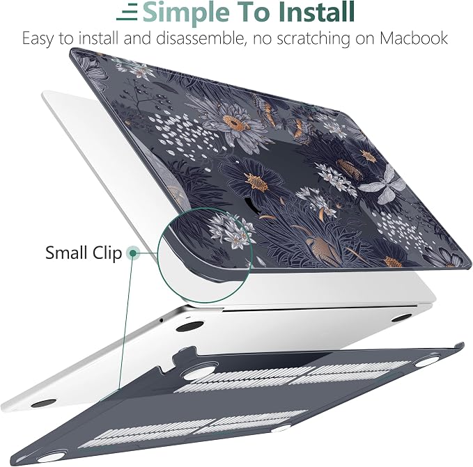TWOLSKOO Compatible with M4 MacBook Air 15 inch Case 2025-2023 Released Model - Image 3