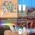 PAUTIX Wi-Fi+Bluetooth Music Pixel LED Smart Controller Kit SP548E, Compatible - Image 4