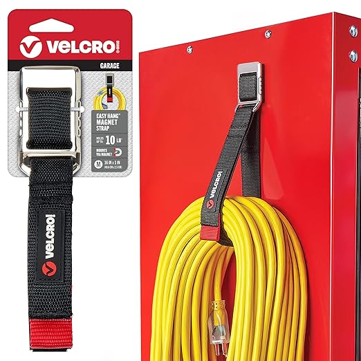 VELCRO Brand Magnetic Straps – Reusable Cord, Hose & Tool Organizer by VELCRO%C2%AEBrand