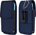 Phone Holster for Belt with Metal Clip and Magnetic Closure Compatible with by ACCKUO