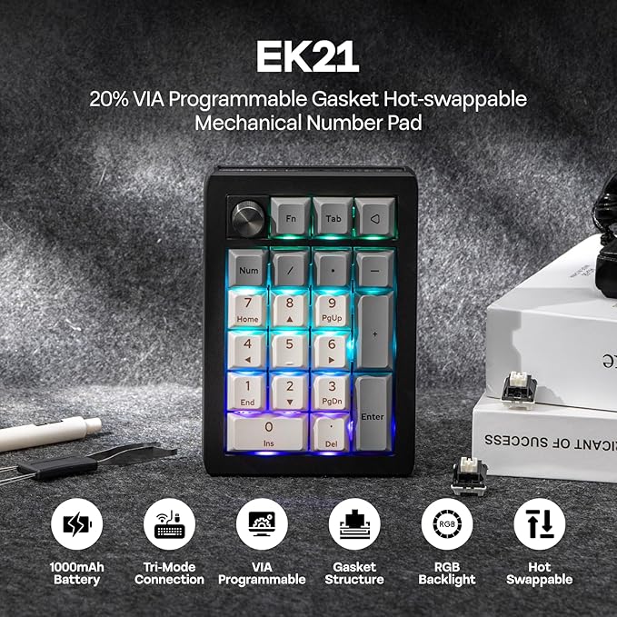 EPOMAKER EK21 VIA Gasket Number Pad - Image 2
