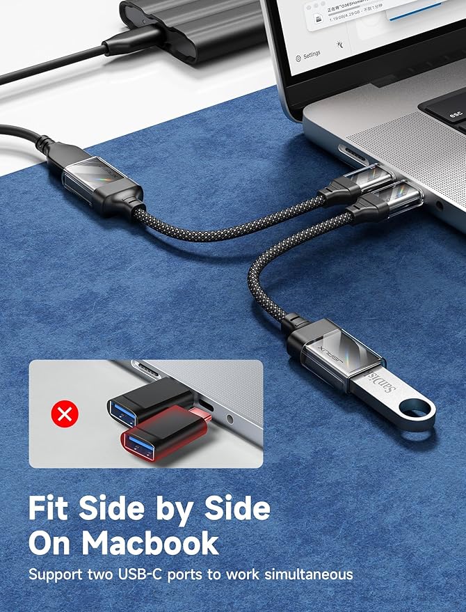 JSAUX USB to USB C Adapter, USBC OTG Compatible - Image 4
