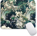 Square Mouse Pad Japanese Art, Personalized Premium-Textured Custom Mouse Mat by Armanza