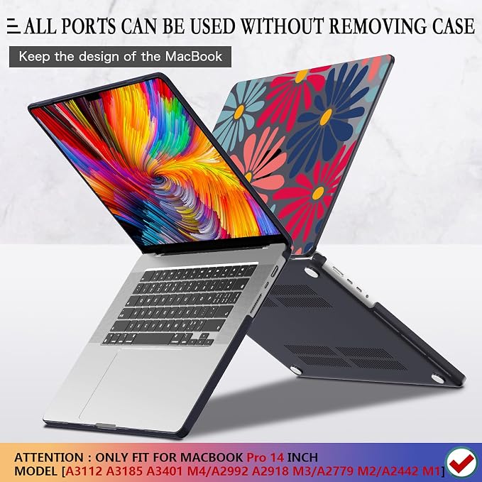CISSOOK Compatible with MacBook Pro 14 inch 2025 2024-2021 Release M4 M3 M2 M1 - Image 4